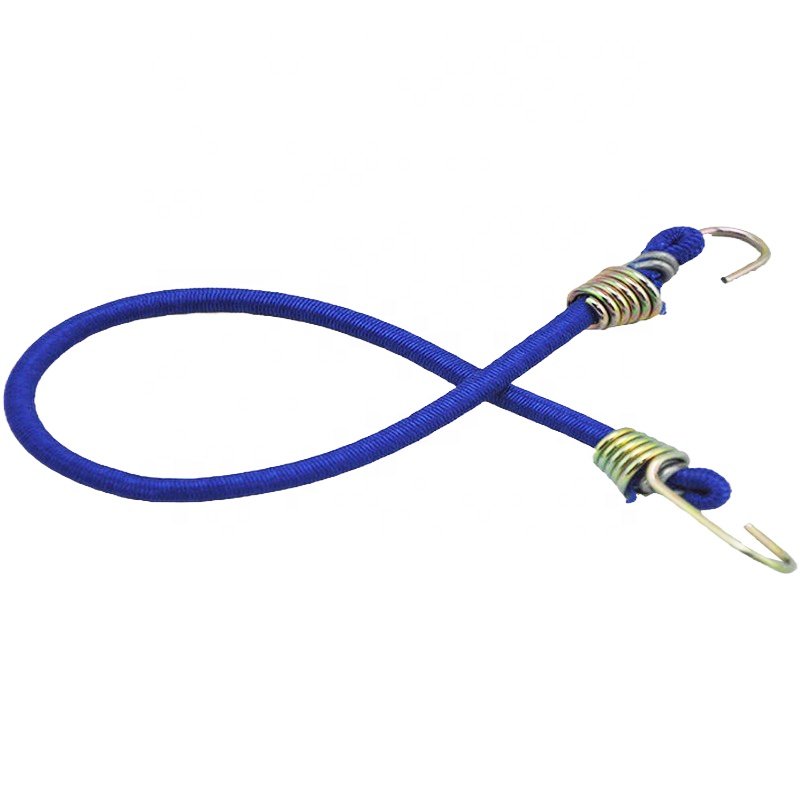 High-Quality 8mm 25cm 10 pc pack Motorcycle Rubber Bungee Cord Luggage Rope Bungee Cords Hooks