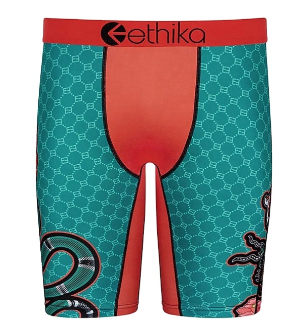 В наличии, бренд Ethika, зимнее мужское нижнее белье с принтом X Jungle, модные новые стильные боксеры, мужские трусы 8