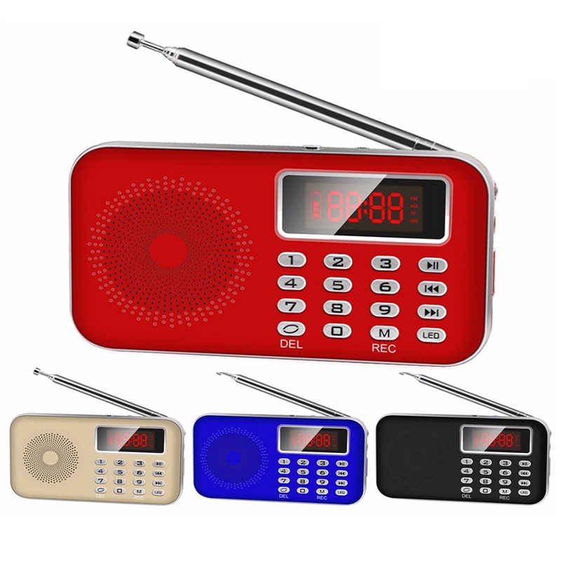 Поставщик услуг, портативное радио am fm Y-619 MP3 перезаряжаемый музыкальный плеер am fm-радио со светодиодным дисплеем, портативное радио