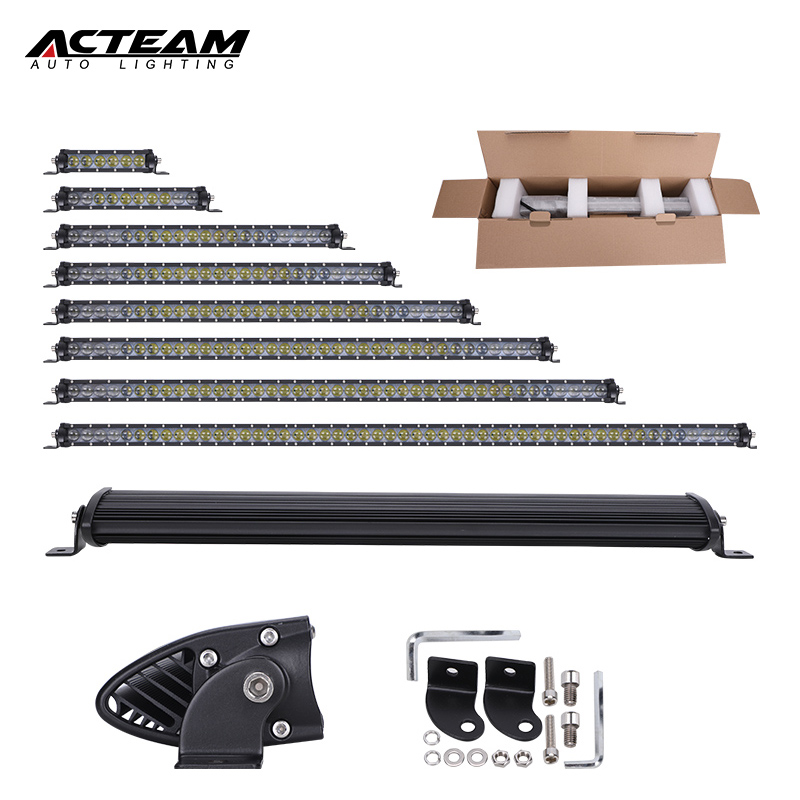 ACTEAM 72W 120W 180W 240W 288W 12V Waterproof Offroad 4Wd Work Drl Led Bar Light