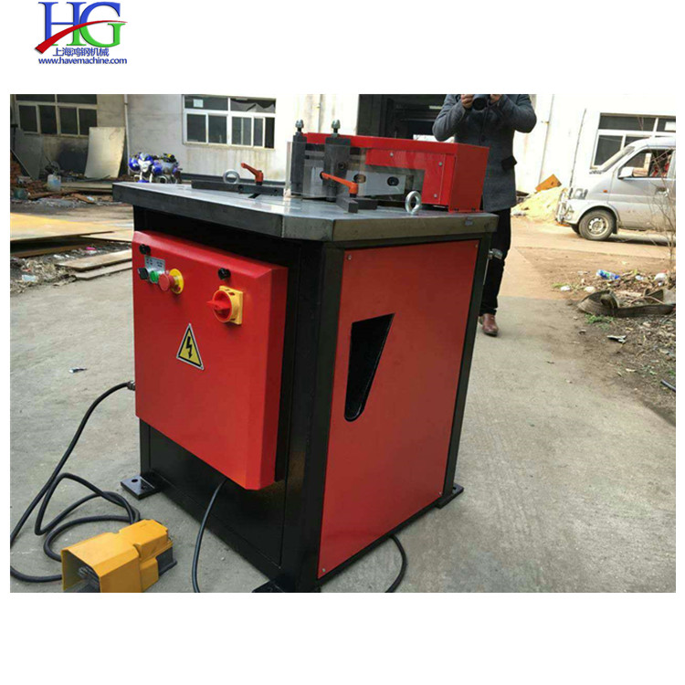 4*200 adjustable hydraulic angle notching machine 45/90 degree hydraulic angle cutting machine