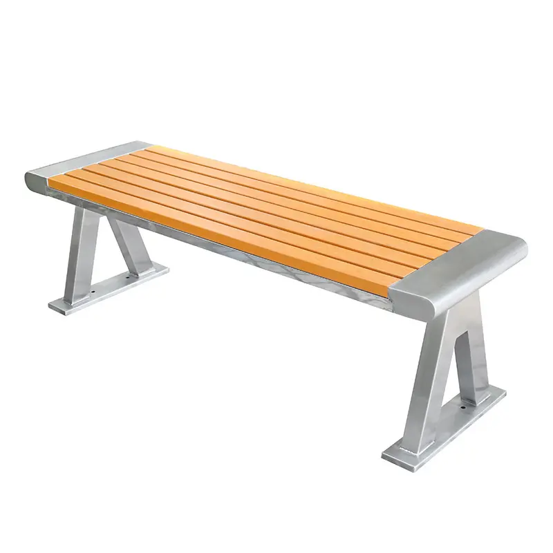 Modern Style Outdoor Bench Street Furniture Modern Public Outdoor Seating
