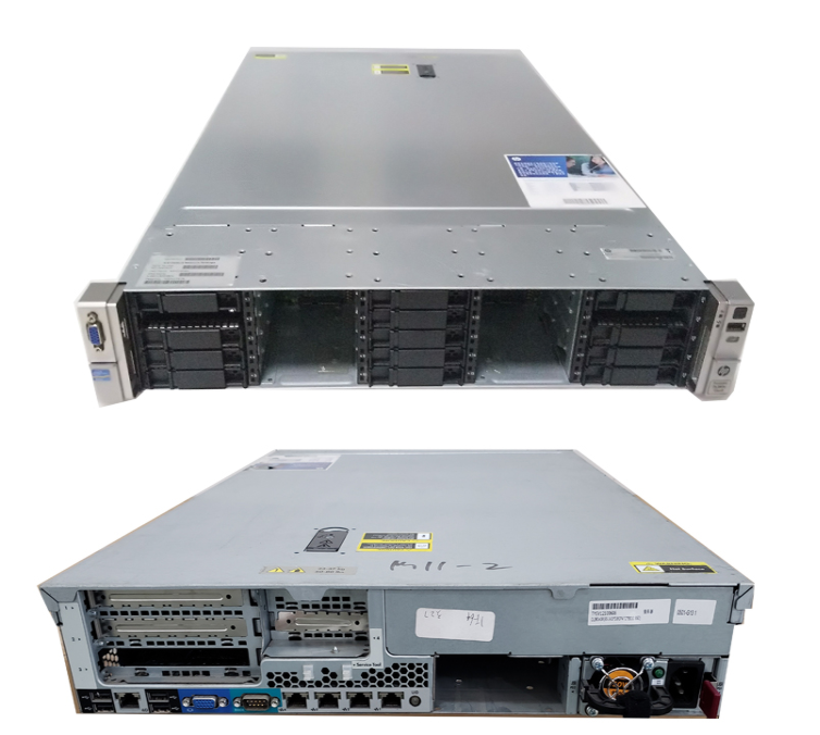 Высокопроизводительный HPE DL380P Gen8 E5-2695V2x2 CPU 32G P420i 2G 8SFF 2x750W Rack Server