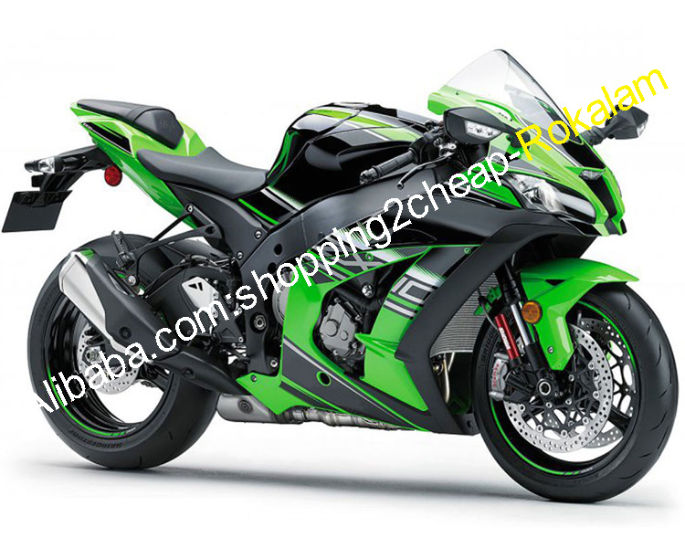 ZX 10R Ninja 2016 2017 2018 ZX10R обтекатель для Kawasaki 16 17 ZX-10R ABS зеленый черный комплект обтекателей для кузова мотоцикла