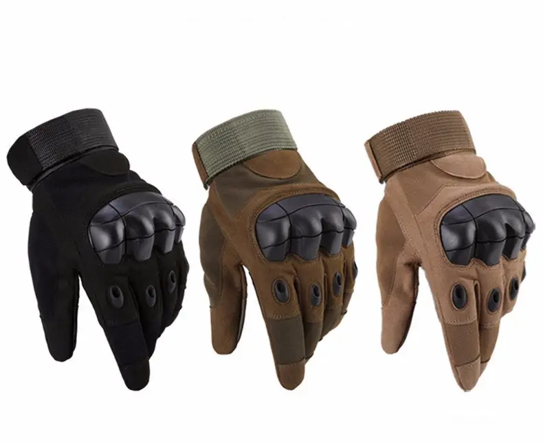 High quality touch screen outdoor sport safety full finger Motorcycle gloves