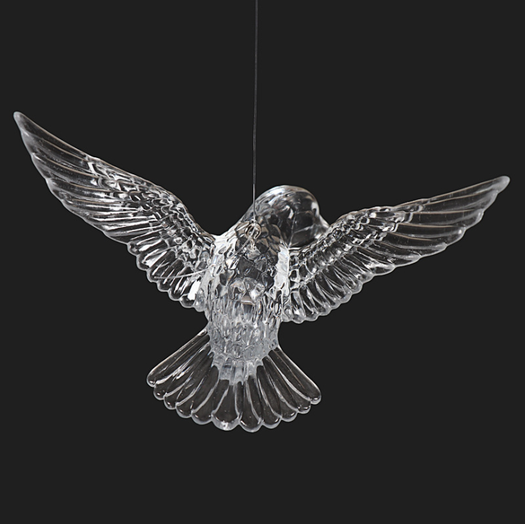 Wedding Party Supplies Acrylic Hanging Birds For Wedding Ceiling Aerial Hanging Bird Commercial Restaurant Hotel Decoration