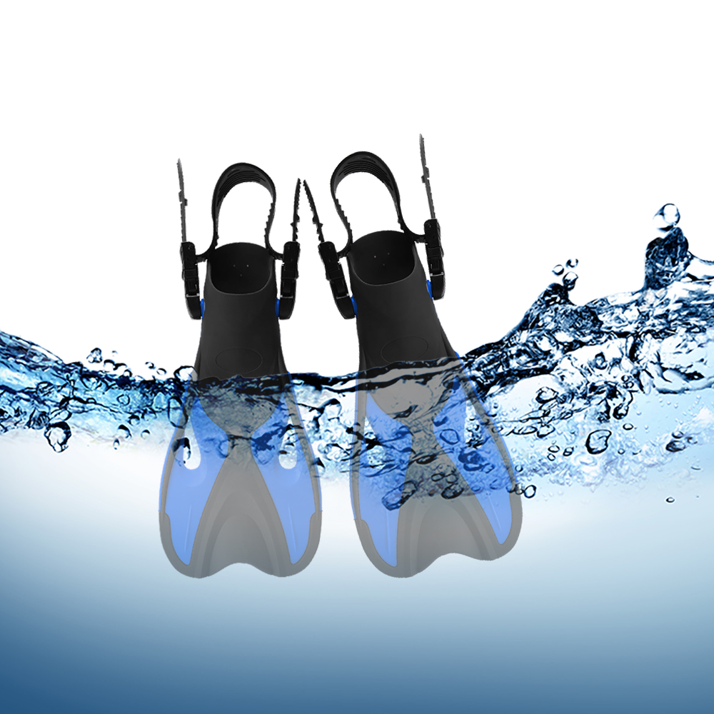 Scuba Diving Fins Equipment Wholesale Custom Logo Adult Age TPR+PP Rubber Fins Diving Fins Professional