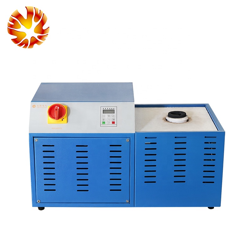 1kg 2kg 3kg high temperature platinum gold crucible furnace mini small electric induction metal gold melting furnace