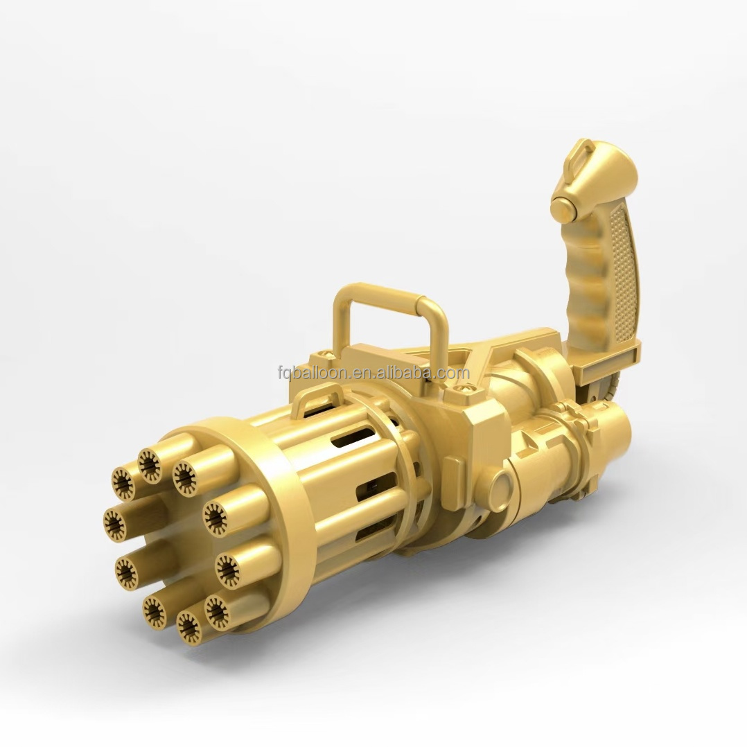 Tik Tok горячая Распродажа gatling портативный десять отверстий воздуходувка для уличной деятельности автоматический пузырьковый станок пузырьковый пистолет
