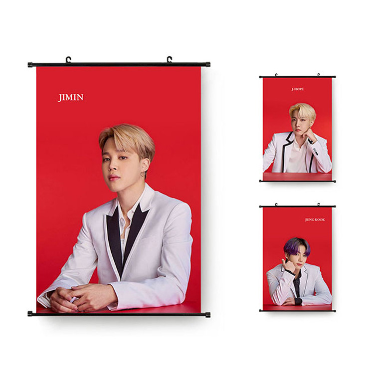 KPOP JK JIMIN V SUGA RM JHOPE Wall Canvas Painting Poster Home Decoration Bangtan boys NAVER POST MEETS LDF Hanging Pictures