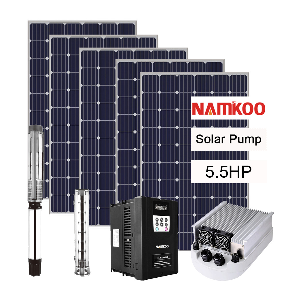 Популярный качественный Солнечный нагревательный насос для дома 5.5HP/4kw AC, солнечная пластина с водяным насосом, цена