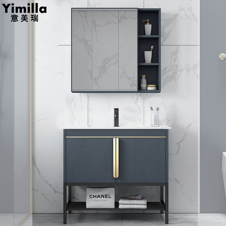 SUS304 Bathroom Sink with Cabinet Modern Bathroom Cabinets and Vanities