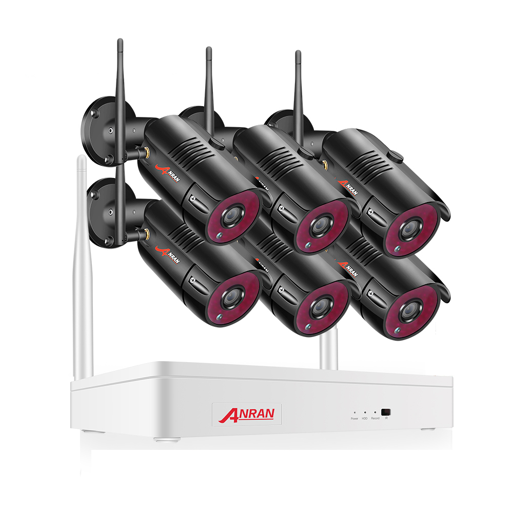 Новый трендовый продукт 2020 anran 3mp bullet camera kit full hd 4ch 1536p беспроводная камера охранная система видеонаблюдения