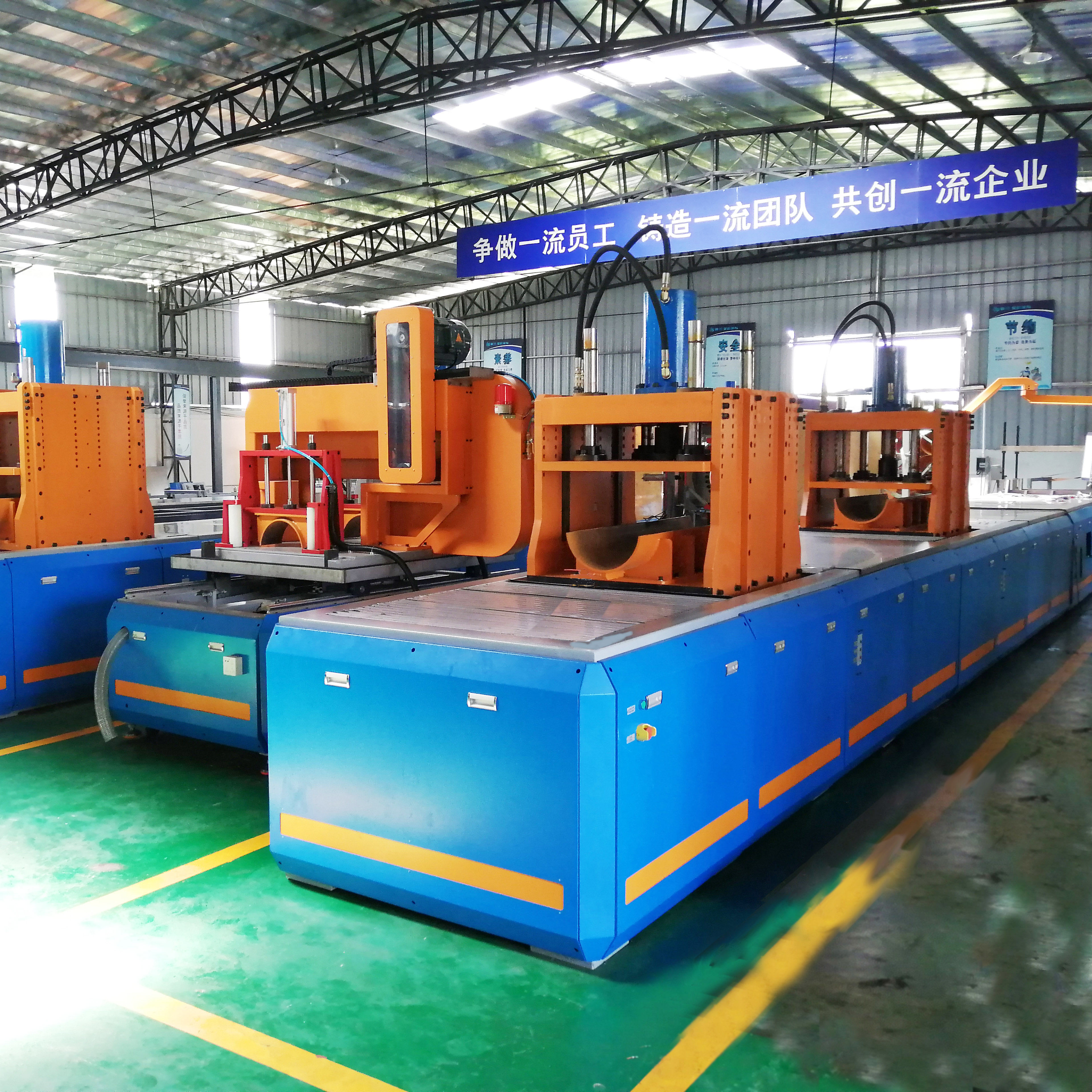50 Tons Hydraulic Pultrusion Machine for FRP Light Pole Producing