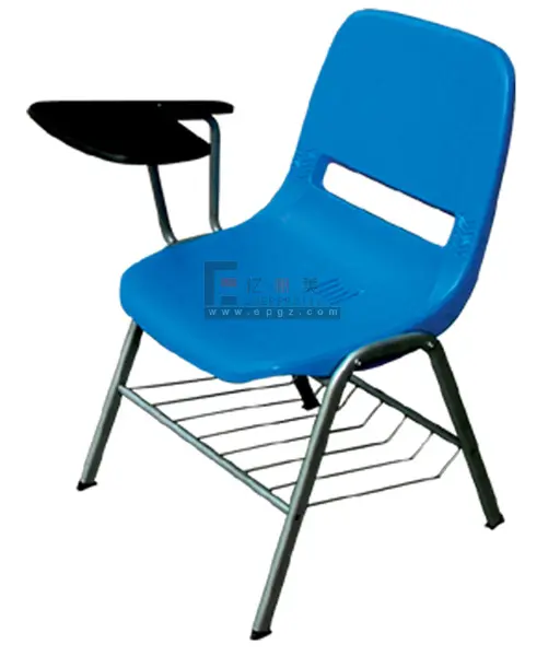 Student Table and Chair Sturdy Chair with Note Taking Table Training Center Chair