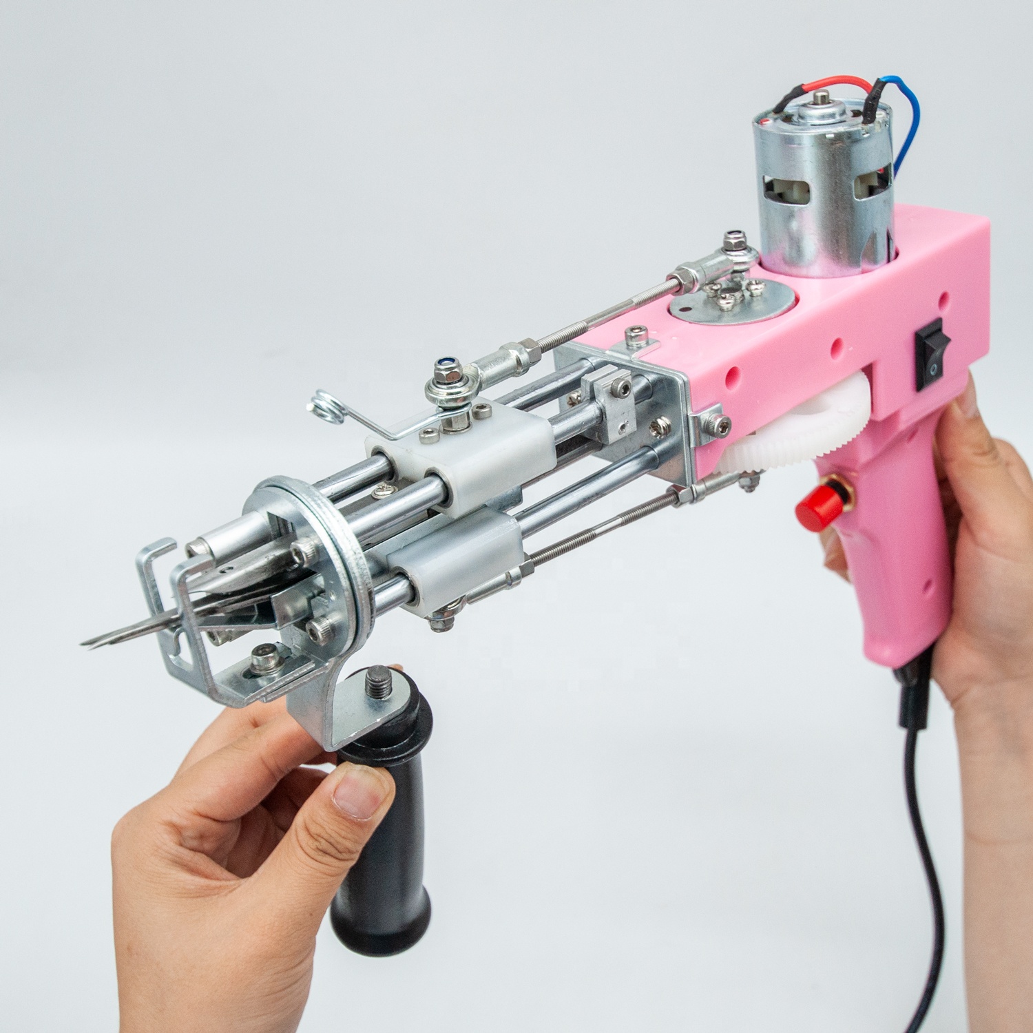 2 in 1 Tufting Gun with Cut Pile and loop Pile Rug Carpet Making Machine