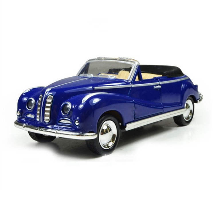 1:32 Classic simulation convertible retro classic car toy pull-back alloy car model