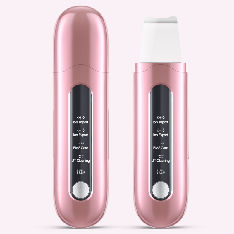 Ultrasonic Ion Facial Skin Scraper Facial Cleanser Scraper for Deep Cleansing Blackhead Remover Pore Cleaner Skin Cleanser