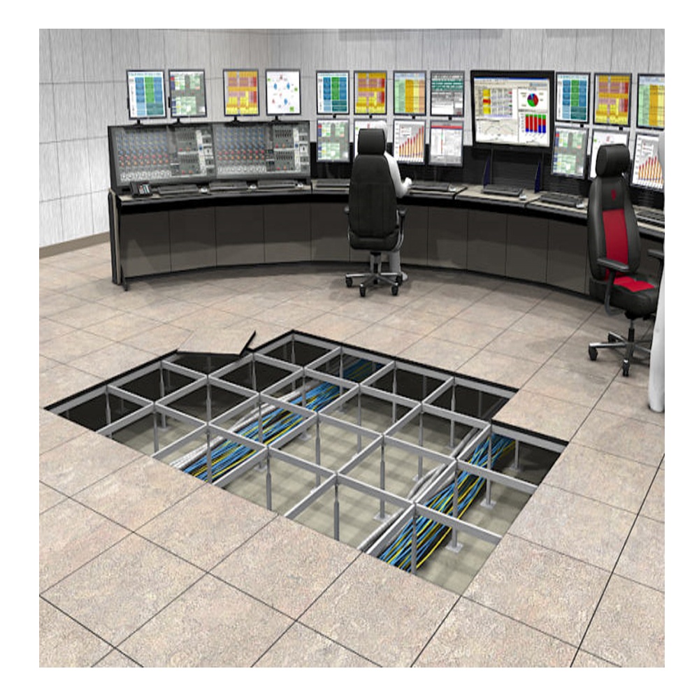 esd pvc floor plastic access raised flooring