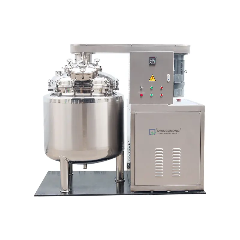 1000 liters vacuum emulsifier liquid mixing tank stainless steel for cosmetics homogenizing