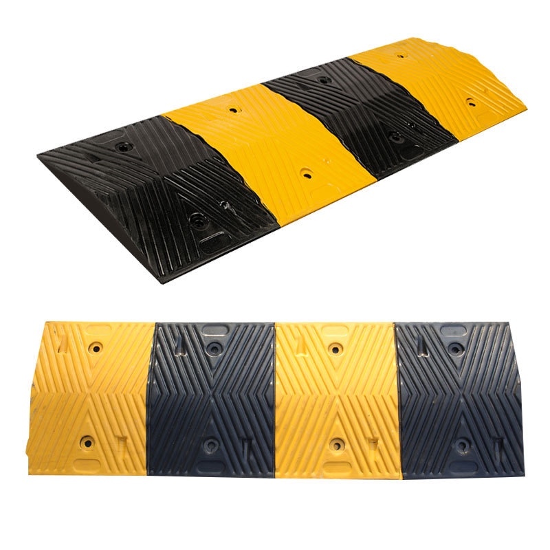 Stock Available Modular Speed Hump Kit Hot Melt Thermoplastic Hump Rubber Speed Reducer Hot Melt Thermoplastic Hump Rubber Speed