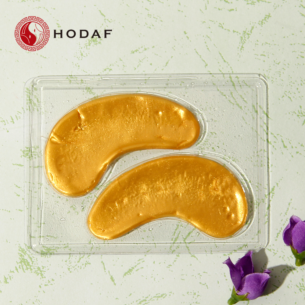 OEM упаковка из 10 шт. Корея по уходу за кожей против морщин маска для глаз moisturisng укрепляющий 24K золота коллагеновая маска для глаз золотой под комплект маска для глаз