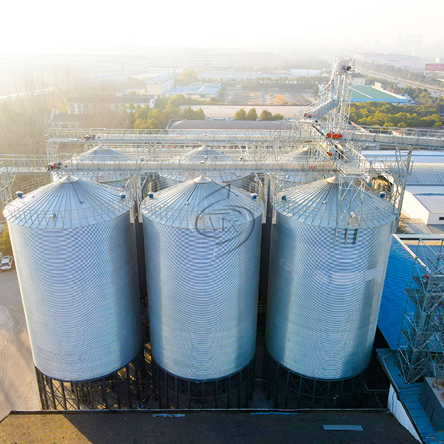 High quality grain steel corn storage silo for corn wheat soybean farm