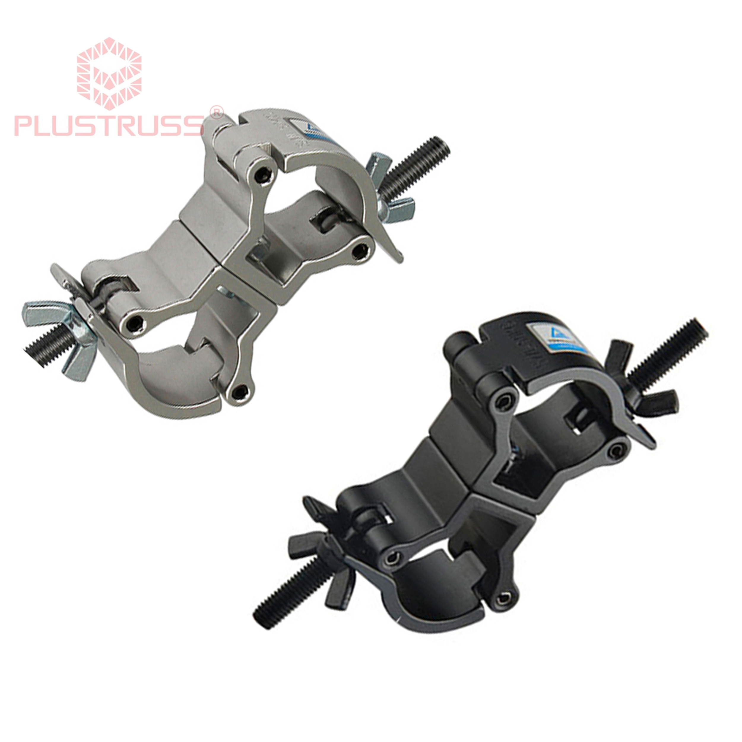 Tube 20mm Load 10kg Pipe Clamp Truss Hook Aluminum Stage Lighting Truss Clamp Hook Mini 360 F14 Swivel Clamp 2002
