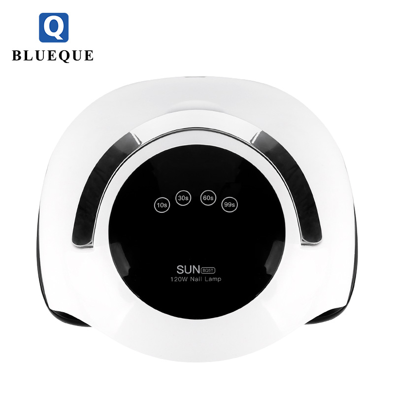 Мощная УФ-лампа для сушки гель-лака для ногтей BLUEQUE 120 Вт SUN BQ 5T