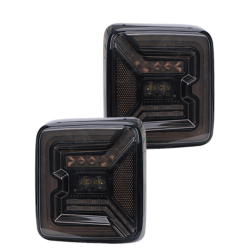Unique Design 30W Tail Lamp Replacement Reversing IP67 Waterproof Rear Signal LED Tail Light for Wrangler JL 2018 - 2020