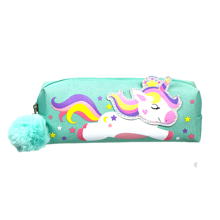 Popular Products Special Hot Selling Creative Unicorn Polyester Eco Friendly Pencil Case For Kids