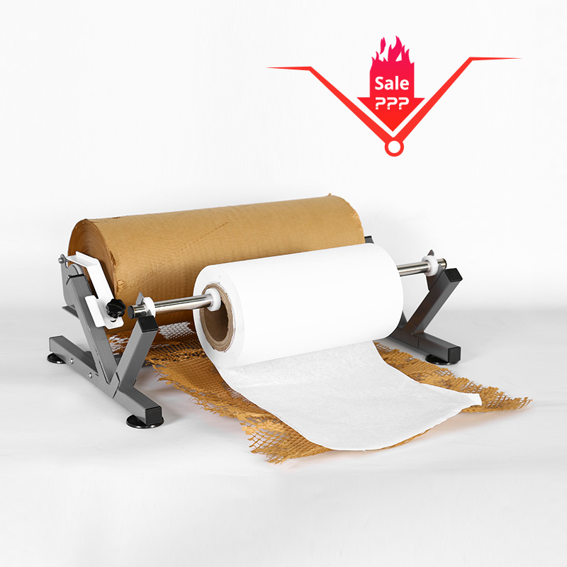 Eco Recyclable Multifunction Packing Materials Make Machine Packaging Cushion Wrapping 80gsm Roll Kraft Honeycomb Paper