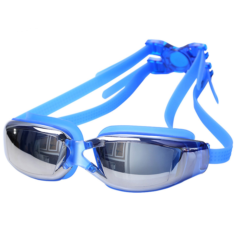 2017 Men Women Anti Fog UV Protection Swimming Professional Electroplate Waterproof Swim Glasses Outdoor