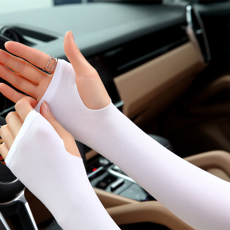 Hot sale uv sun protection long sleeve ladies ice cooling arm sleeve