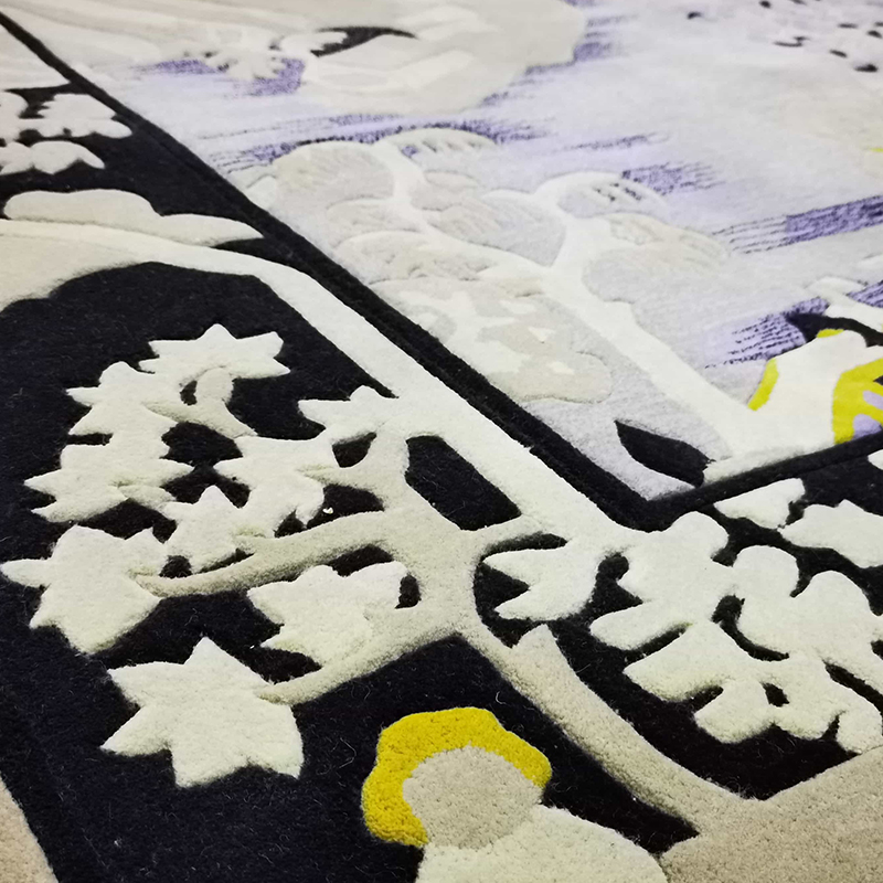 Luxury 100% wool Custom Design Rug Flooring Carpets Price Wool Wholesale Customized Hand Tufted Rug And Carpet For Living Room