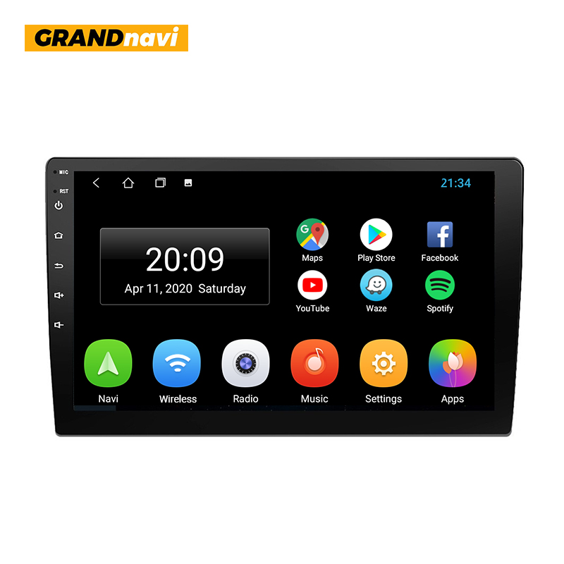 Grandnavi Drop Shipping 2 din multimedia universal android car radio with display