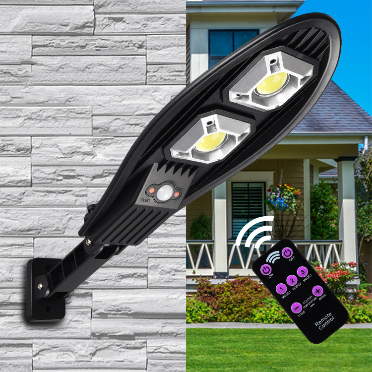 Best price multifunctional PIR 25W solar led street lamp outdoor 3 eyes cob led solar street light