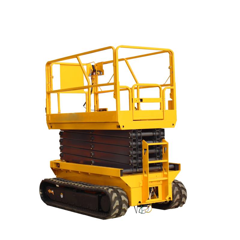 High Performance 12m Crawler Type Scissor Lift Manlift CFPT1012LD Mobile Tracked Boom Lift