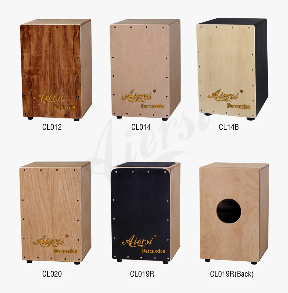 Деревянный барабан Aiersi перкуссионный cajon по оптовой цене