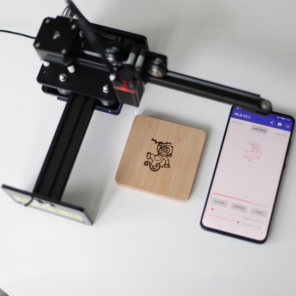 DIY инструмент для прямой поставки, лазерный гравировальный станок на круглых объектах, лазерная маркировочная машина