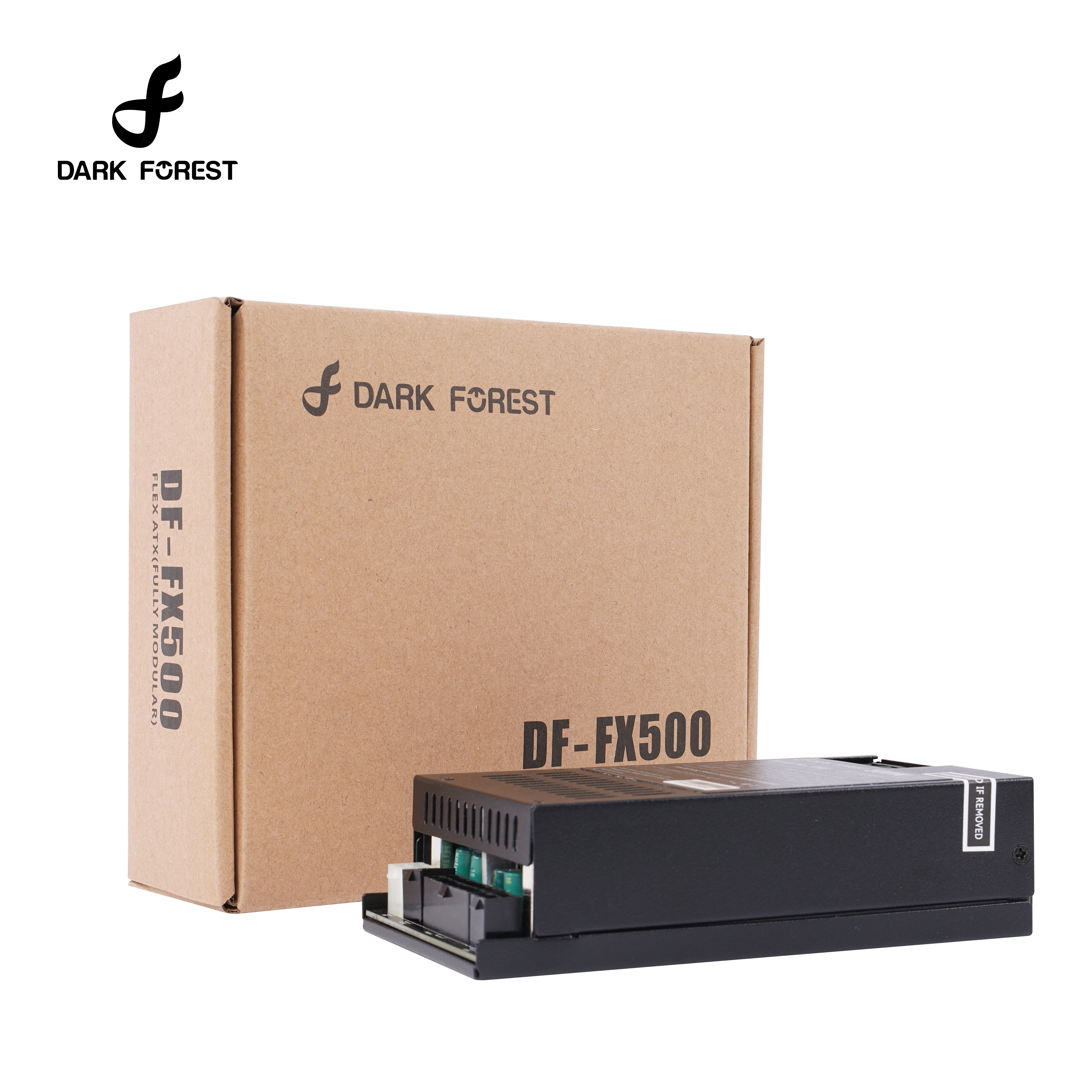 Темный лес DF-FX500, мини ITX игровое решение, 80Plus SILVER активный PFC блок питания, полностью модульный Флекс блок питания ATX 500W