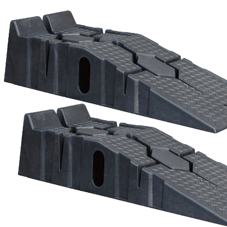 Caravan wheel leveling ramp stop plastic leveler ramp portable wheel ramp stop