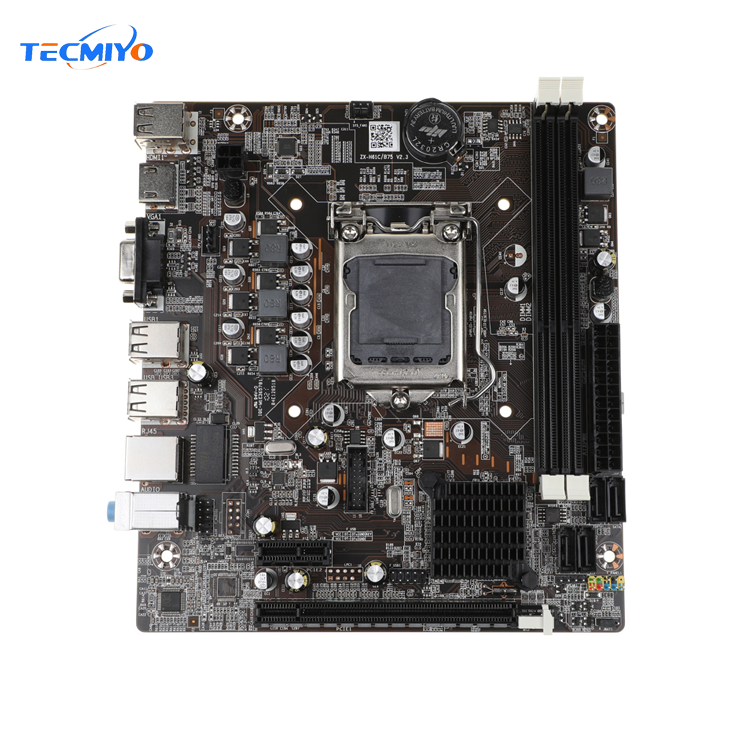 New H61 Motherboard Integrated Graphics Card LGA 1155 Sockets CPU DDR3 Desktop Motherboard