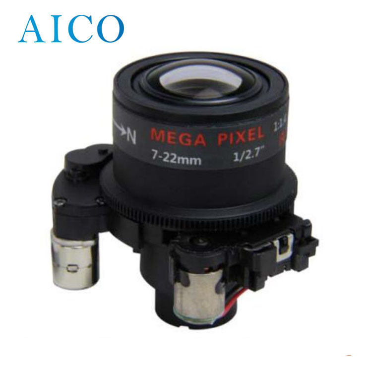 1/2.7 "F1.4 P iris D14 mount zoom cctv lens 7-22 мм