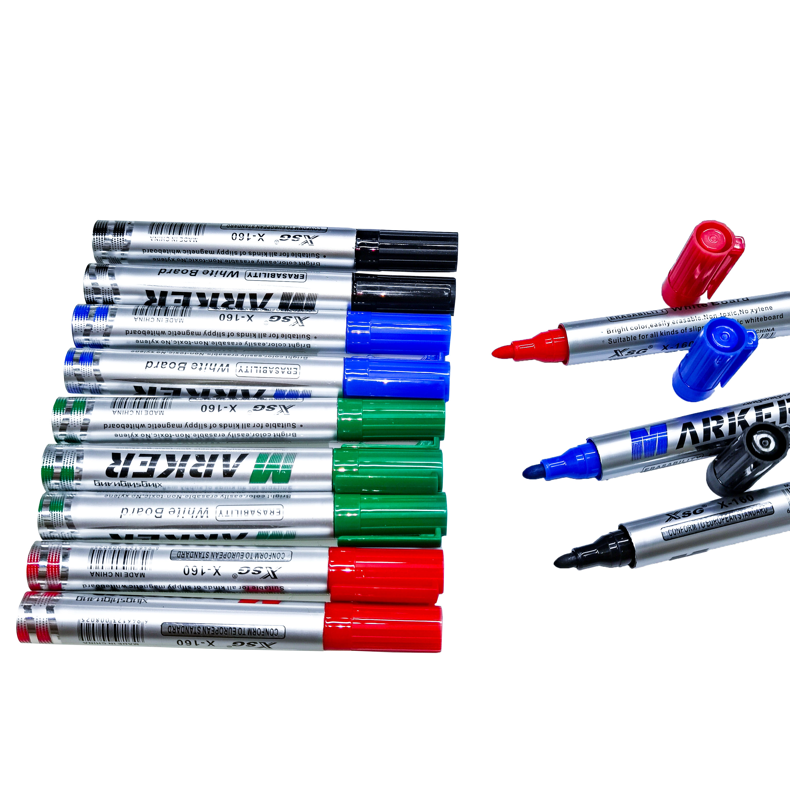 Exquisite custom logo office writing pen permanent waterproof marker pen non-fading indelible ink marker pen