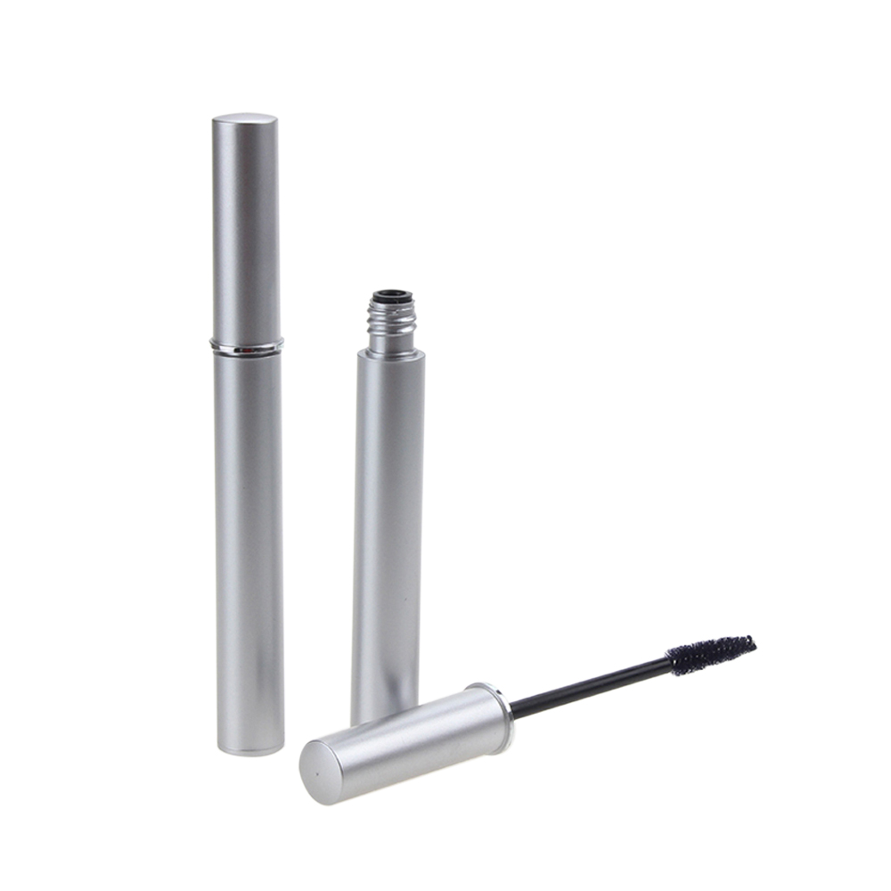 Slim Oval Type Sliver Plastic Makeup Packaging,10ml Empty Mascara Bottle