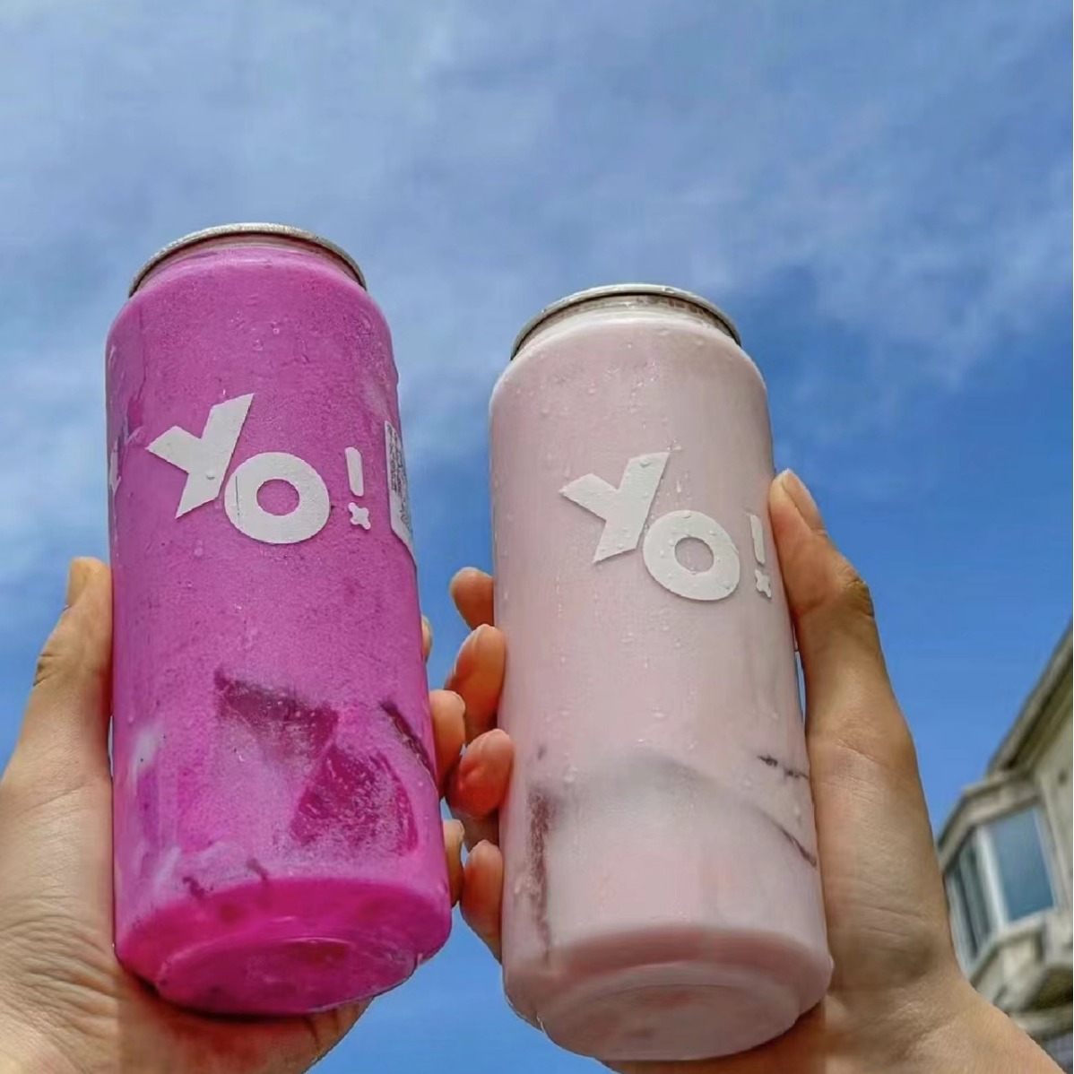 XYA Custom Single Wall PET Transparent Pop Cans 250ml 330ml 500ml Plastic Soda Cold Brew Coffee Juice Beverage Bottles