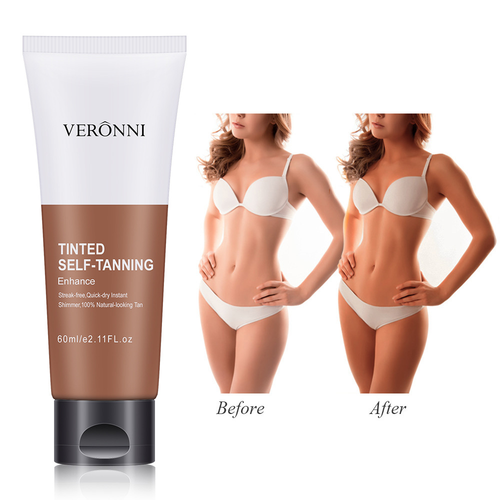 Superior Grade Organic Tanning Lotion Cream Men Dark Tan Drops Body Self Shimmering Sun Bronzed Tanning Oil for Women