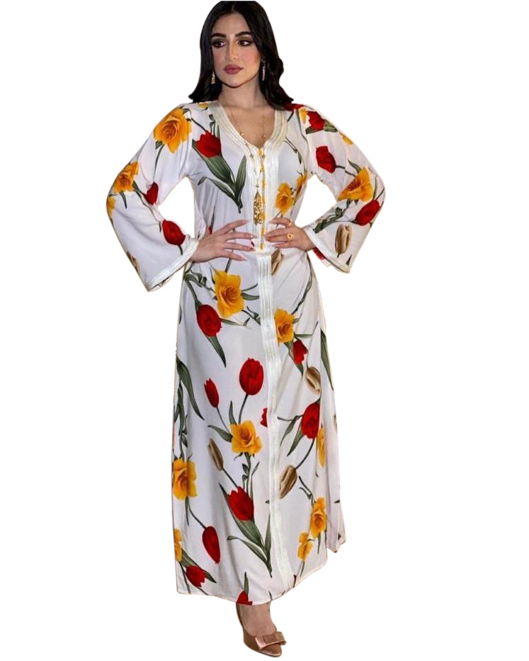 HJ ZMDR29 2021 исламское турецкое мусульманское платье abayas Ближний Восток abaya мусульманские женщины Дубай abaya