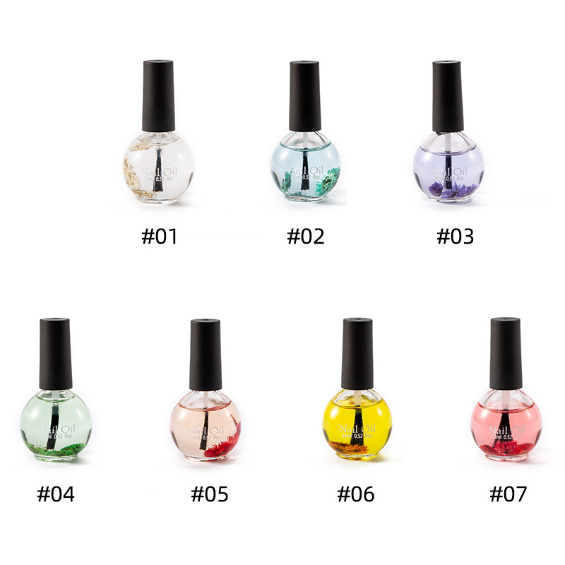 Dried Flower Cuticle Revitalizing Nutrition Tool Pen Varnish Nail Care Art Oil